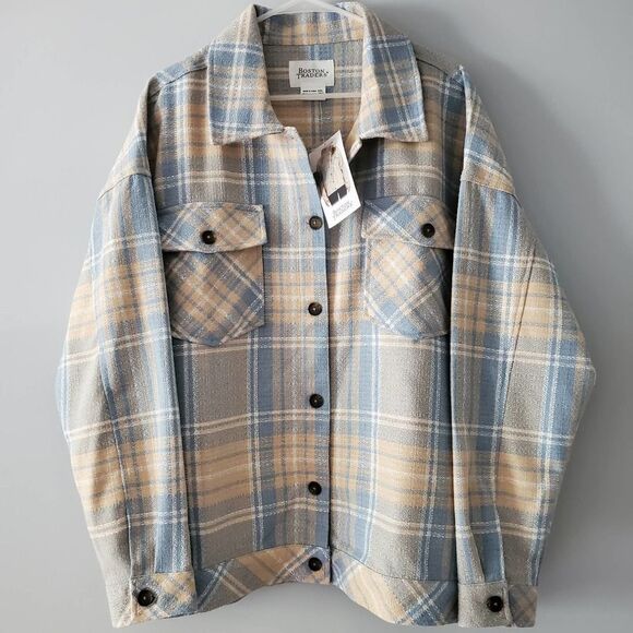 Boston Traders Women’s Blue Shirt Trucker Jacket Size XXL - Picture 3 of 5